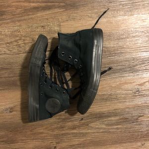 All black converse
